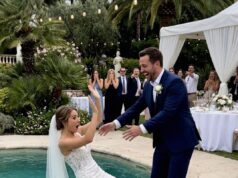 My Groom Pushed Me Into the Pool During Our Wedding Reception and Started Laughing – He Did Not Expect What I Did Next!