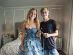 My Stepmom Refused to Give Me Money for a Prom Dress – My Brother Sewed One from Our Late Mom’s Jeans Collection, and What Happened Next Made Her Jaw Drop