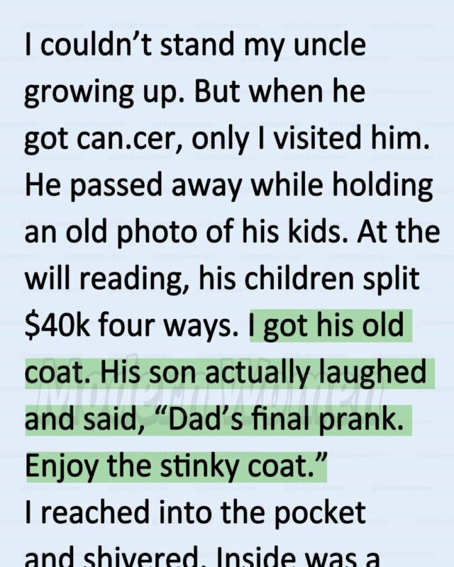 The $600,000 Prank, Why This Nephew is Having the Last Laugh Over a Stinky Inherited Coat