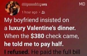 A Valentine’s Dinner Surprise That Led to an Unexpected Lesson About Communication