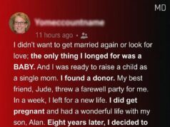 I Chose to Become a Single Mom—Years Later, One Detail Changed Everything