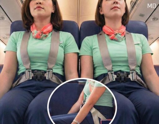 What It Means When Flight Attendants Sit on Their Hands on a Plane