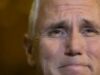 Mike Pence with tears in their eyes make the sad announcement