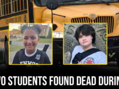 Two students found dead during routine school trip –footage reveals what happened seconds before crash