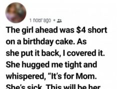 I Paid for a Strangers Cake, What She Left Me Afterward Changed How I See Everything