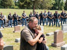 Girl Begged 100 Bikers to Come to Her Dad’s Funeral Because Nobody Else Would