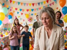 I left my grandson’s birthday party with the cake still uncut, because after seven years of raising my daughter’s children, I learned I was useful—but never truly valued.