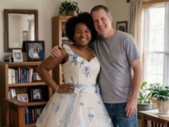 My Father Made My Prom Dress From My Late Mother’s Wedding Gown… Then My Teacher Humiliated Me—Until Someone Walked In