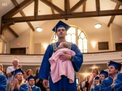 My Son Walked Across the Graduation Stage Holding a Baby—His Words Left Everyone Inspired