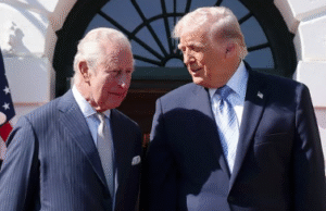 Lip reader claims King Charles appeared to “tell off” Trump immediately after they met