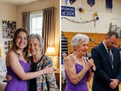 The Prom Dress Secret That Left a Grandmothers Ribs Stung and the Entire High School Gym in Tears