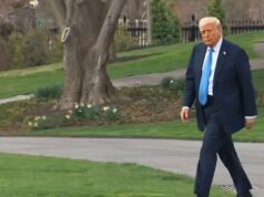 Photo of Trump walking toward Marine One turns heads after people spot detail