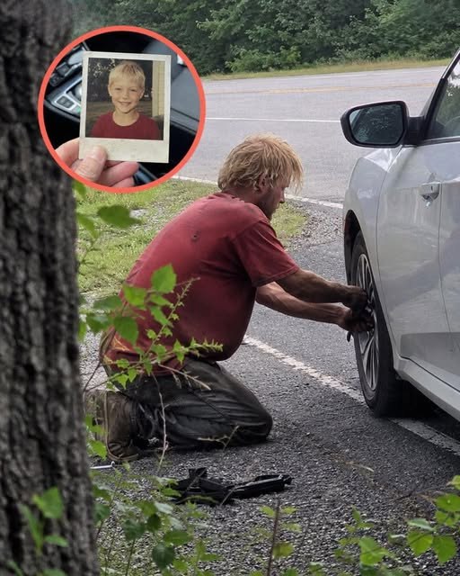 A Homeless Man Helped Me Change a Flat Tire on Route 9 Where My Son Disappeared 20 Years Ago – What He Left on My Passenger Seat Brought Me to My Knees