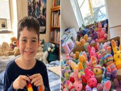 A Nine Year Old Boy Turned His Late Mothers Sweaters Into Easter Gifts But Then The Unthinkable Happened