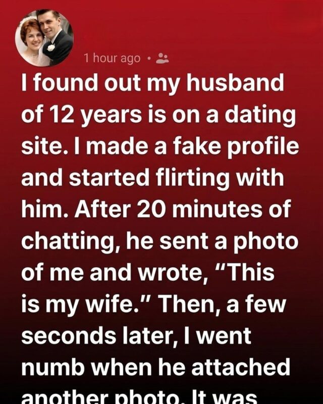 I THOUGHT MY HUSBAND WAS LIVING A DOUBLE LIFE UNTIL I FOUND HIS SECRET PROFILE AND READ THE DEVASTATING TRUTH