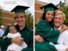 My Dad Raised Me Alone After My Birth Mother Left Me in His Bike Basket at 3 Months Old – 18 Years Later She Showed up at My Graduation!!