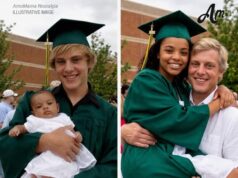 My Dad Raised Me Alone After My Birth Mother Left Me in His Bike Basket at 3 Months Old – 18 Years Later She Showed up at My Graduation!!