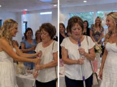 My arrogant future daughter in law handed me a dirty mop in front of twenty bridal shower guests but the priceless silver key I pulled from my purse exposed her horrific cruelty