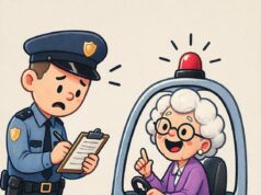 Officer Stops Elderly Driver — Her Unexpected Humor Lightens the Moment