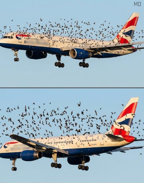 The pilot cried when he understood why the birds wouldn't leave him alo...See more