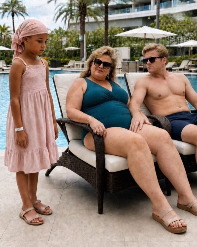 An Entitled Woman Took the Lounge Chairs My 8-Year Old Daughter and I Had Reserved and Threw Our Towels in the Trash – She Turned Pale When Karma Struck Her 20 Minutes Later…!