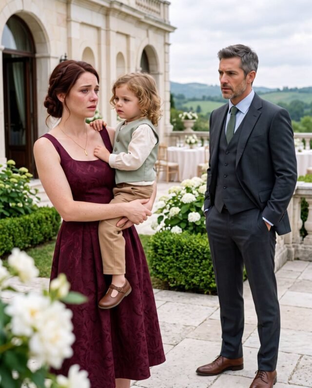 For three years, I believed my wife had abandoned me for another man, until I saw her on a sunlit terrace, holding a little boy with my eyes.