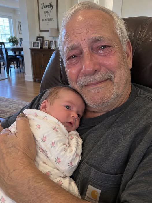 I Brought My Baby To Meet Grandpa Until One Look At Her Face Brought Him To Tears