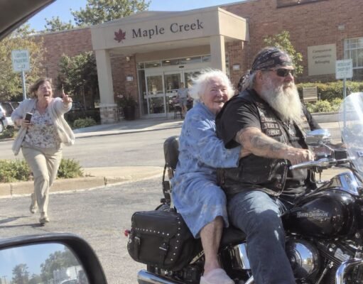 I Called 911 On A Biker Putting My 83-Year-Old Mom On His Harley