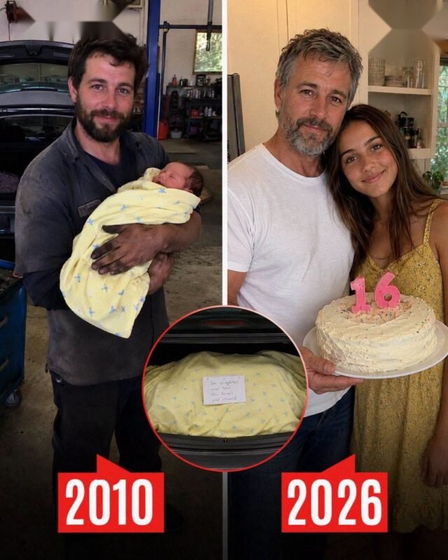 I Found a Baby in a Car Trunk at My Mechanic Shop and Raised Her as My Own – On Her 16th Birthday, I Opened Another Trunk and Went Pale at What Was Hidden Under a Child’s Blanket