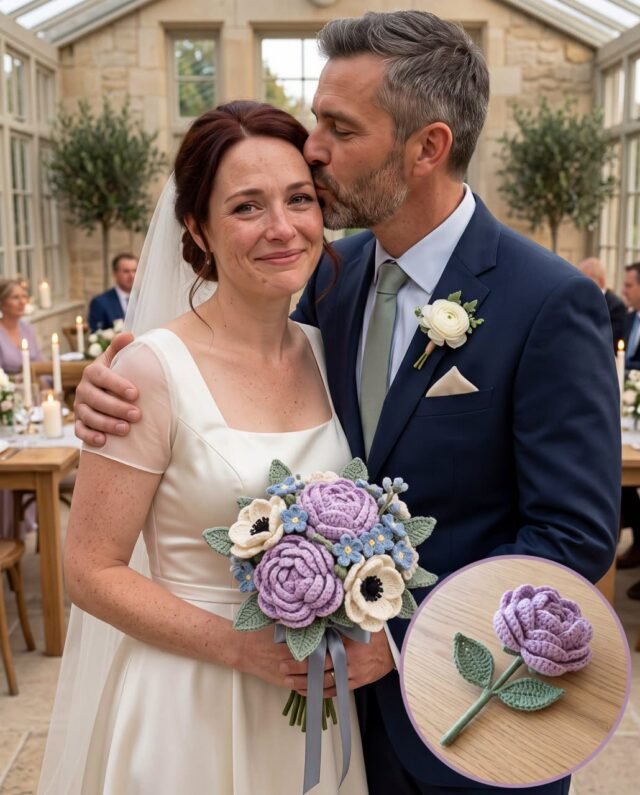 I Used the Toy Flowers My Daughter Made as My Wedding Bouquet to Honor Her – Then My Fiancé Noticed a Loose Seam, Pulled Out a Note, and Said, ‘You Won’t Believe What Your Daughter Wrote’