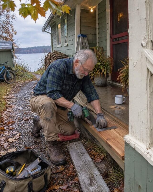 My Neighbor Refused to Pay My Grandpa $100 for Rebuilding Her Porch – He Smiled and Said, ‘See You After the First Rain’