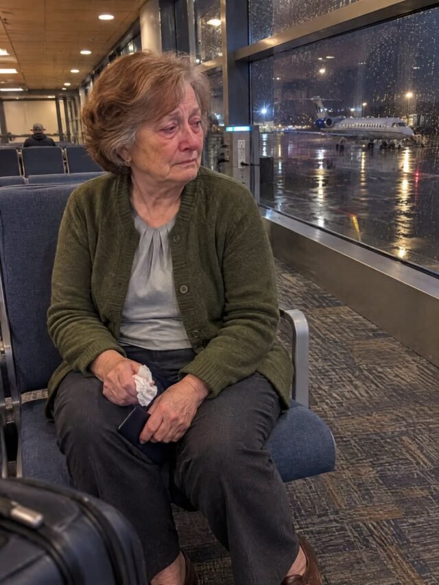 My family wouldn’t pick me up from the airport after I buried my husband overseas — they had no idea what I had arranged to appear on the evening news the very next day.