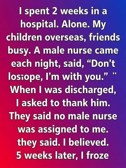 The Stranger Who Showed Up When I Needed Him Most A Hospital Volunteer Kept a Promise Born From His Own Recovery