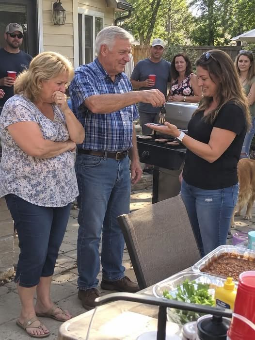 My husband gathered twenty-three relatives for a barbecue in our backyard