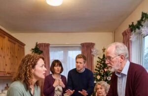 My parents paid for every relative to attend my brother’s wedding—except me. Dad looked straight at me and said, “You’re not worth a plane ticket. Stay and watch the dogs.” Then he locked nearly every bathroom. I washed my hair with dog shampoo and remained quiet. At Christmas, Mom asked me to house-sit again. My four-word reply made Dad drop his fork.