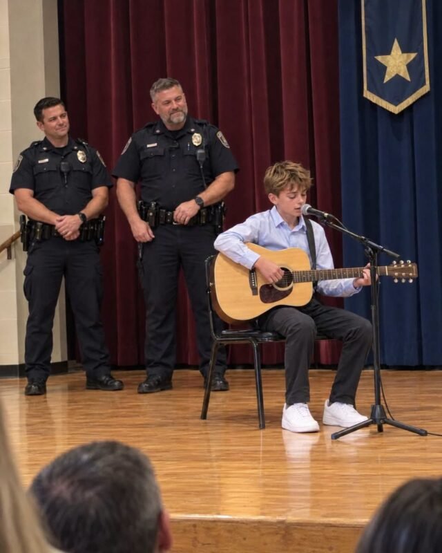 Police Officers Appeared on Stage During My 12-Year-Old Son’s School Performance – What Happened Next Shocked Me!!