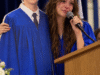 Teen Girl Brought a Cardboard Boy to Graduation – Classmates Teased Her Until She Stepped up to the Microphone