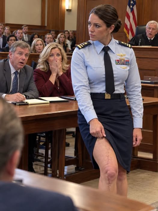 walking into courtroom